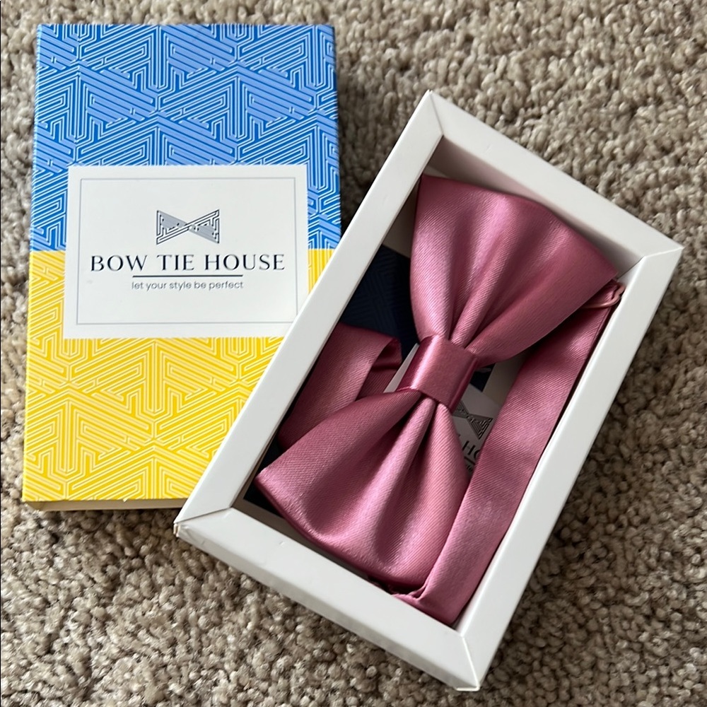 Pink Bow Tie by Bow Tie House